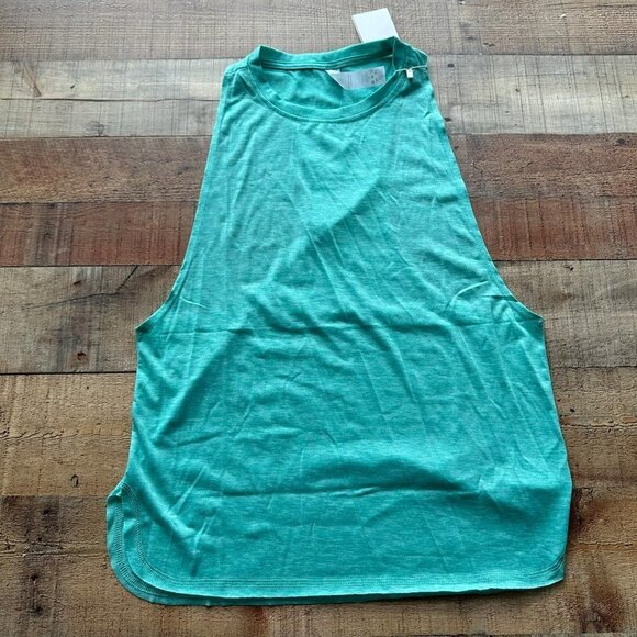 Icy Zone Tops - Icy Zone Marine Blue Green Sleeveless Tunic S